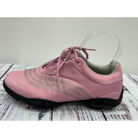 Adidas Z-Traxion Women's Pink Soft Spikes Golf Lace Up Sneaker Shoe US Size 7 - Picture 5 of 14